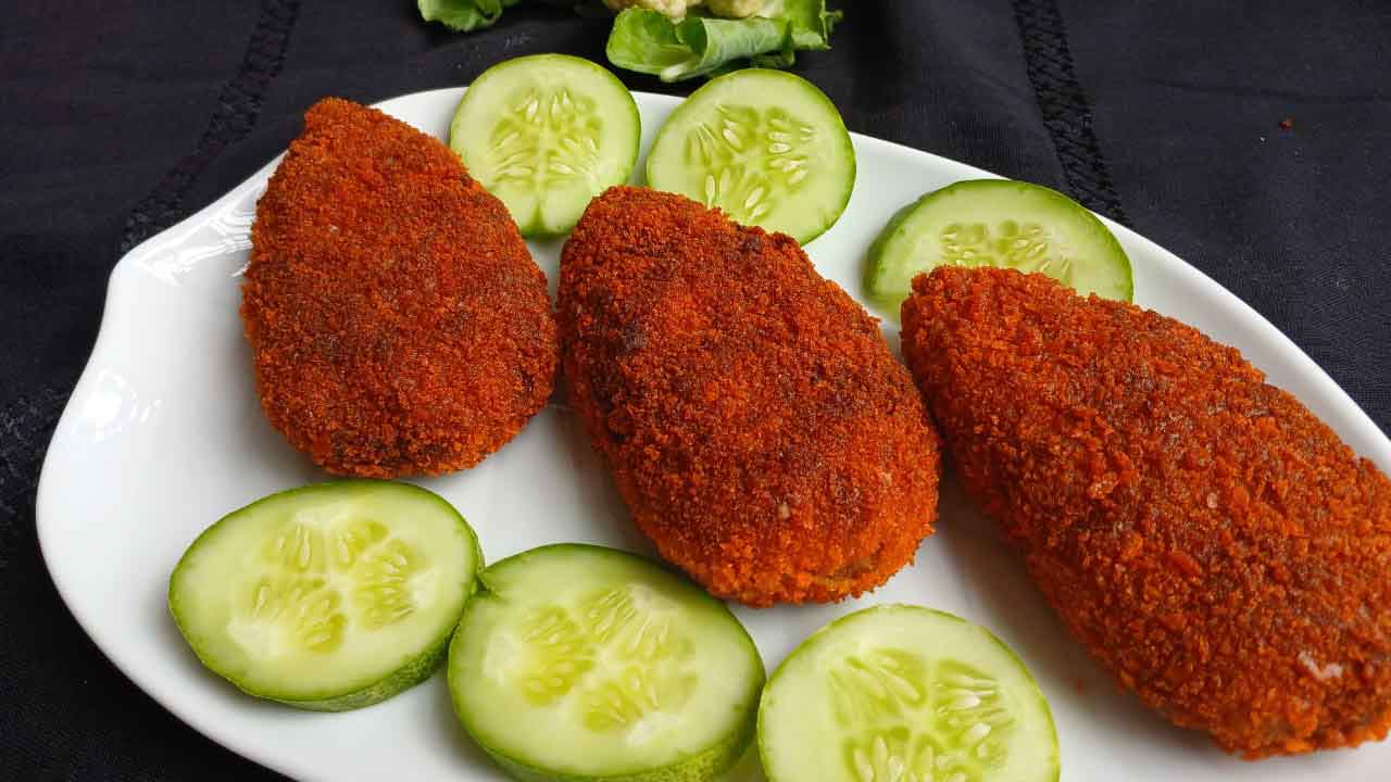 ফুলকপি ও মাছের কাটলেট