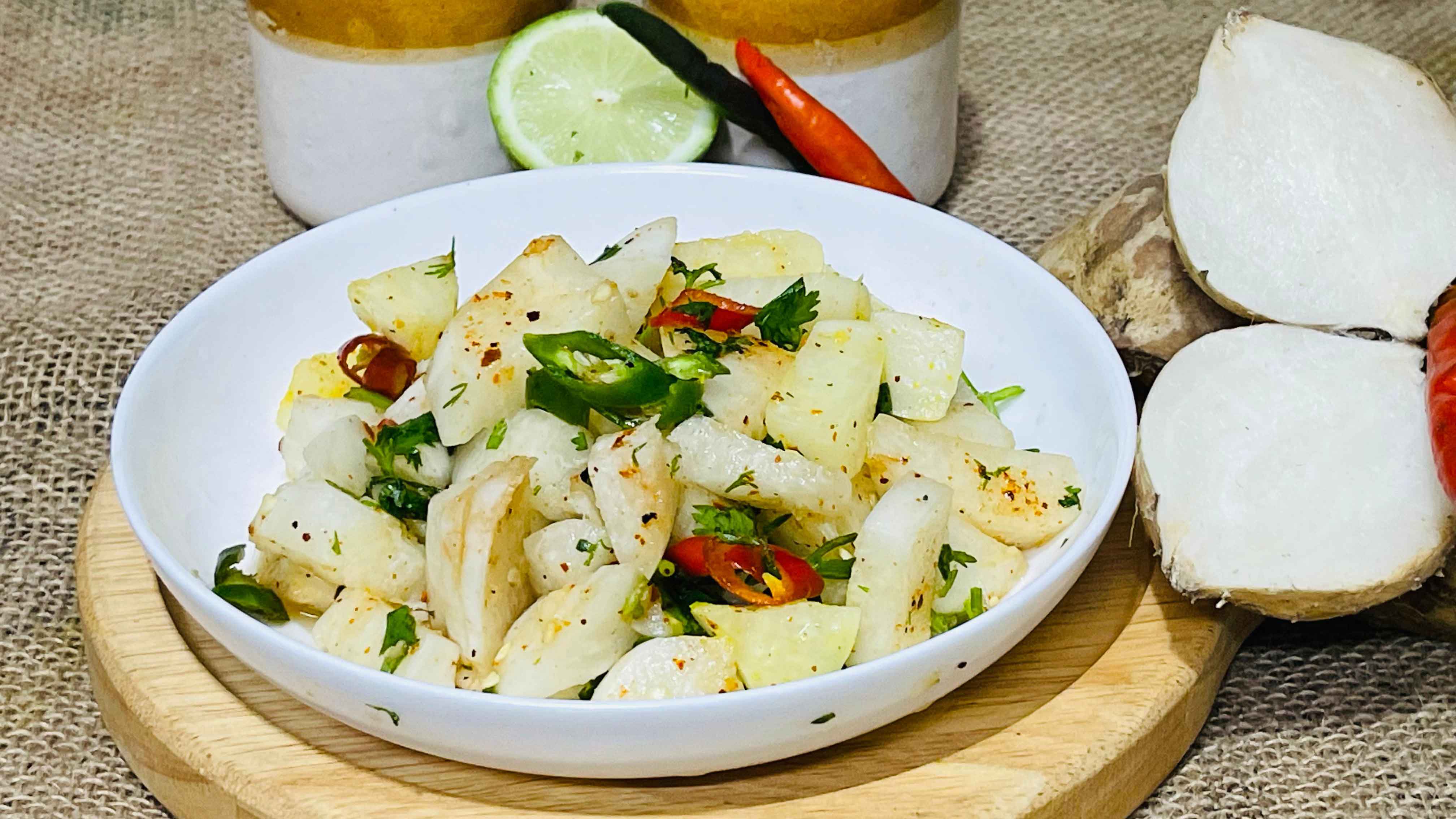 শাকালুর দুটি রেসিপি