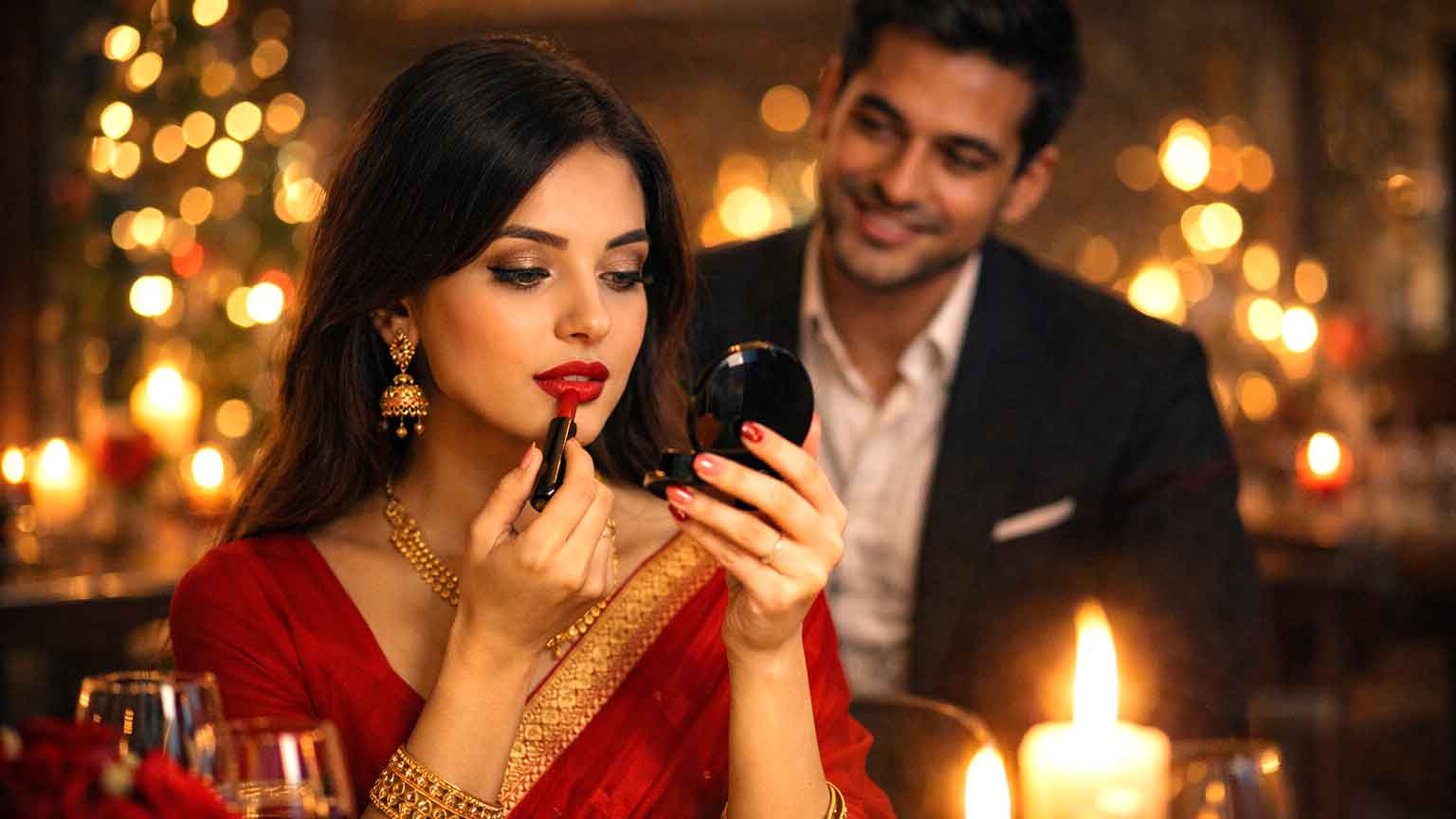 ভ্যালেন্টাইন অভিসারে কোন রঙের লিপস্টি দেবেন, জেনে নিন