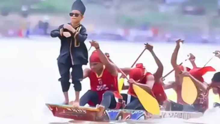 নৌকার গলুইয়ে নেচে ভাইরাল রায়ান এখন পর্যটন দূত