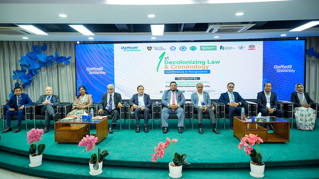 ড্যাফোডিলে ‘ডিকলোনাইজিং ল অ্যান্ড ক্রিমিনোলজি’ কনফারেন্স অনুষ্ঠিত