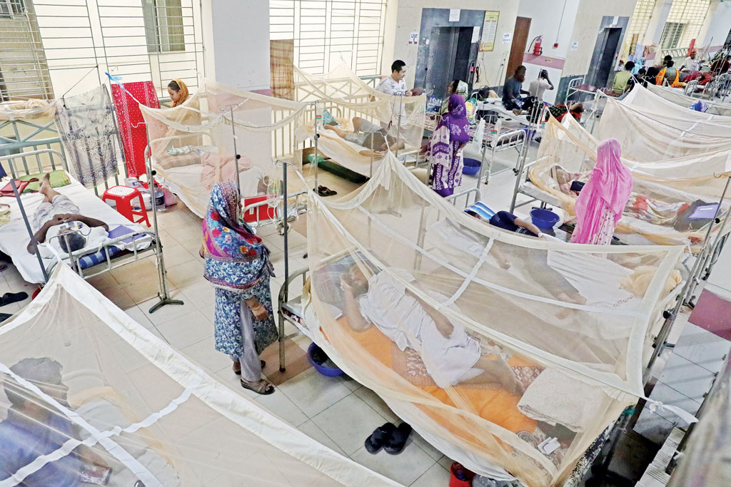 ডেঙ্গু আক্রান্ত হয়ে হাসপাতালে ভর্তি ২১৯ জন