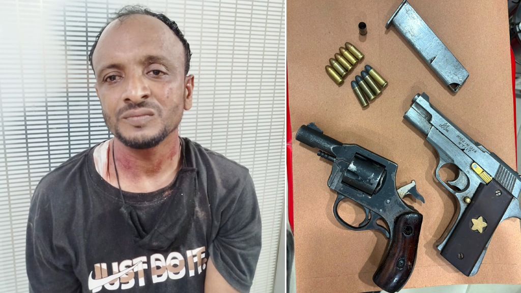 ৯৯৯-এ কল পেয়ে অভিযান, বিদেশি আগ্নেয়াস্ত্রসহ গ্রেপ্তার ১