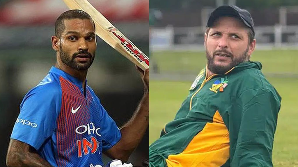 ধাওয়ানের ওপর আবারও ক্ষোভ ঝাড়লেন আফ্রিদি