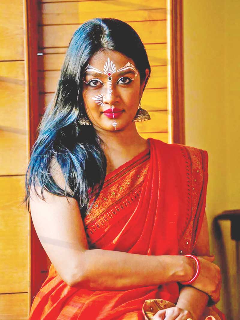 ‘বাঙালি বিলাস’ সিনেমায় ফারহানা হামিদ। ছবি: সংগৃহীত