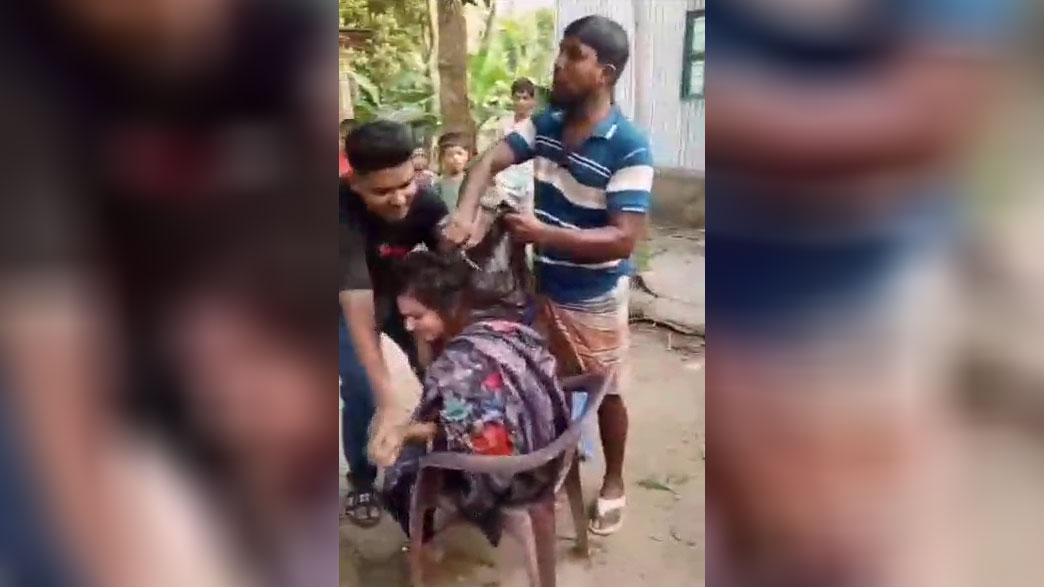 প্রবাসীর স্ত্রীকে গাছে বেঁধে মারধর, চুল কেটে পাঠানো হলো বাপের বাড়ি