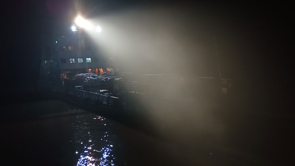 ঘন কুয়াশায় দৌলতদিয়া-পাটুরিয়া নৌরুটে ফেরি চলাচল বন্ধ