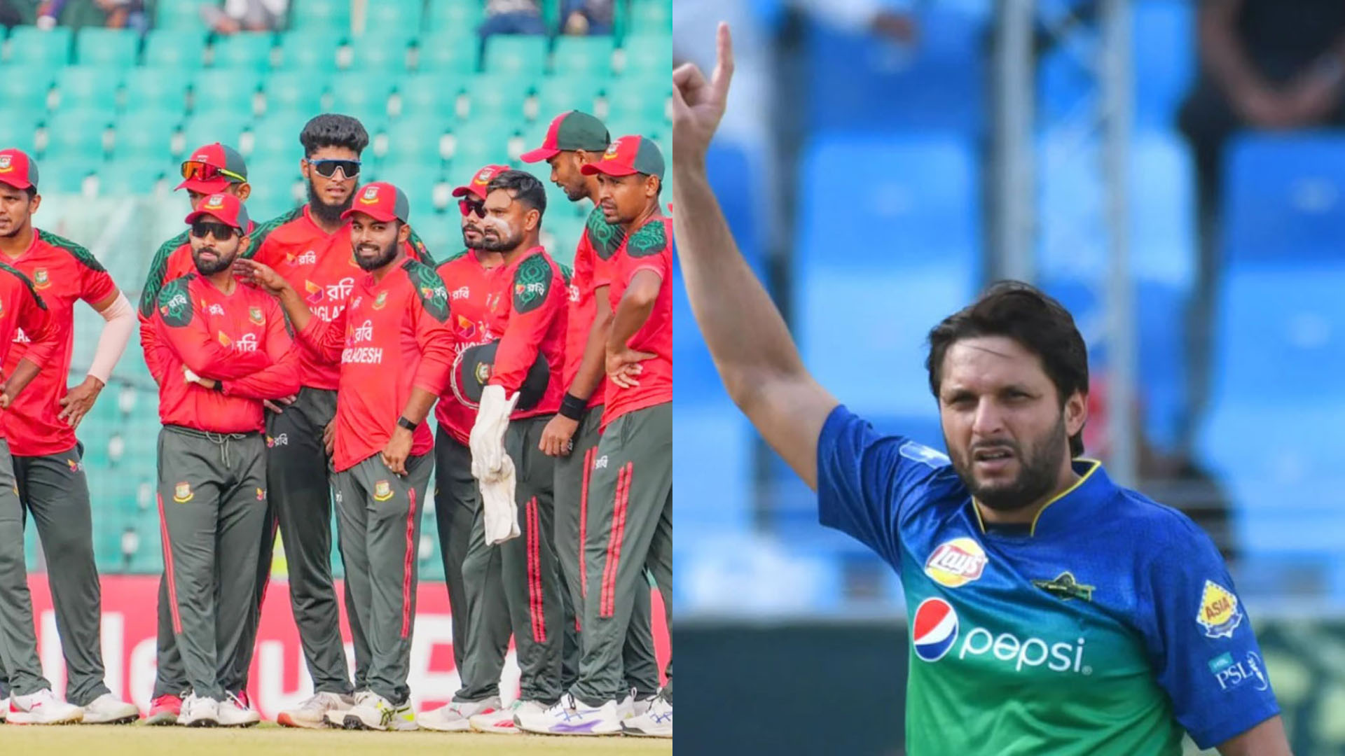 বাংলাদেশ বিশ্বকাপ খেলতে না পারায় আইসিসিকে ধুয়ে দিলেন আফ্রিদি