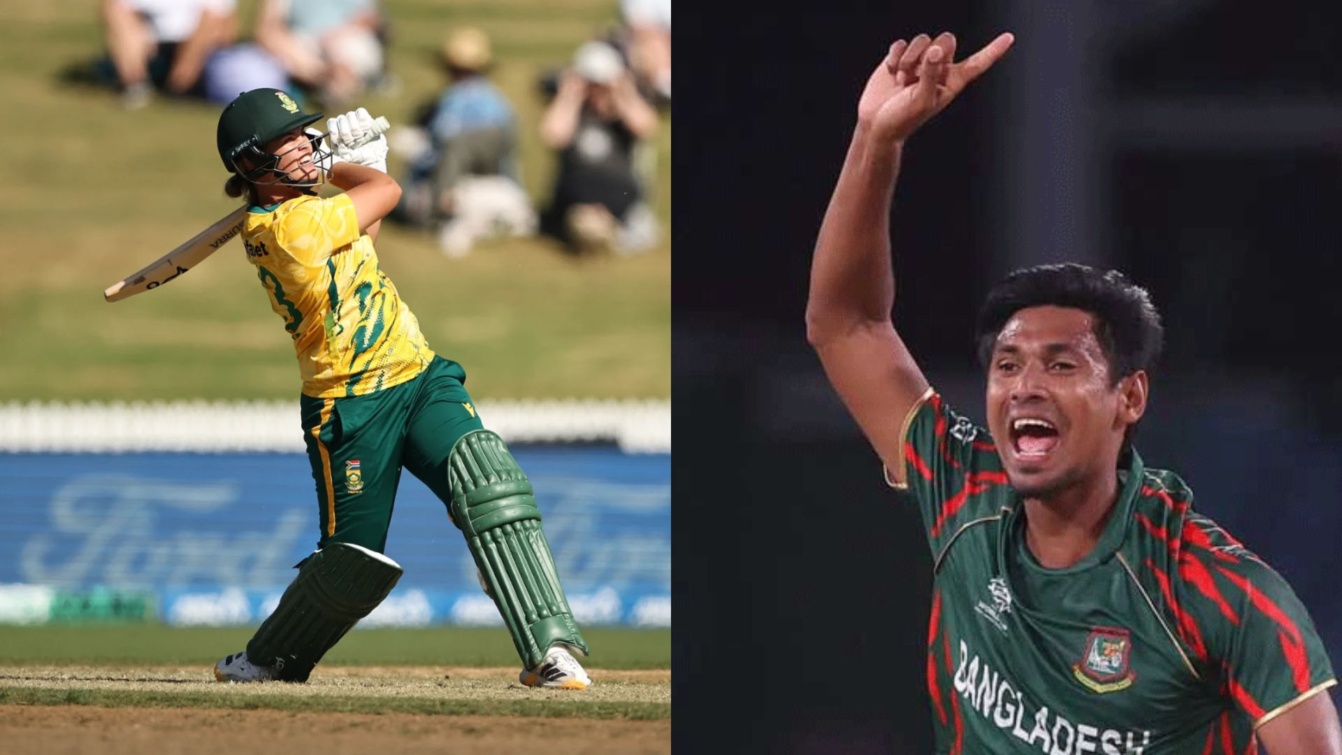বিরল রেকর্ডে মোস্তাফিজদের পাশে এখন দক্ষিণ আফ্রিকার নারী ক্রিকেটার