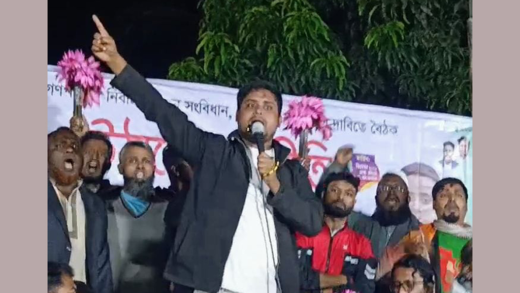 চাঁদাবাজদের নির্মূল না করা পর্যন্ত লড়াই অব্যাহত থাকবে: হাসনাত আবদুল্লাহ