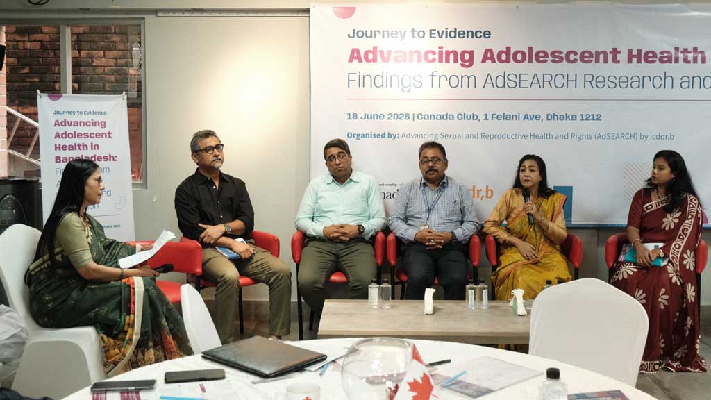 গ্রামাঞ্চলে প্রতি তিন কিশোরীর দুজনের মাসিকজনিত সমস্যা: আইসিডিডিআরবি