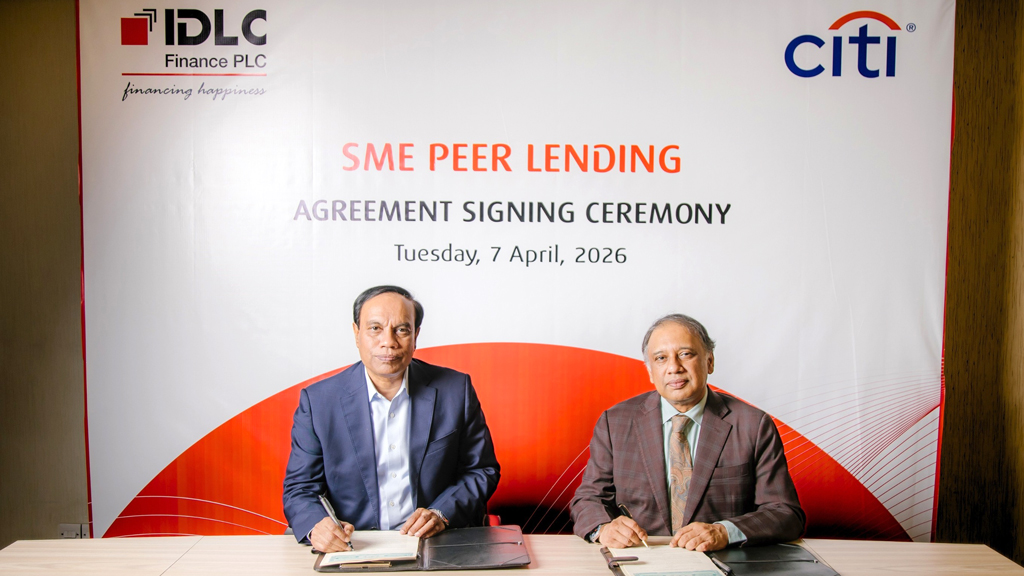 আইডিএলসি ফাইন্যান্স ও সিটিব্যাংক এনএর মধ্যে চুক্তি স্বাক্ষর
