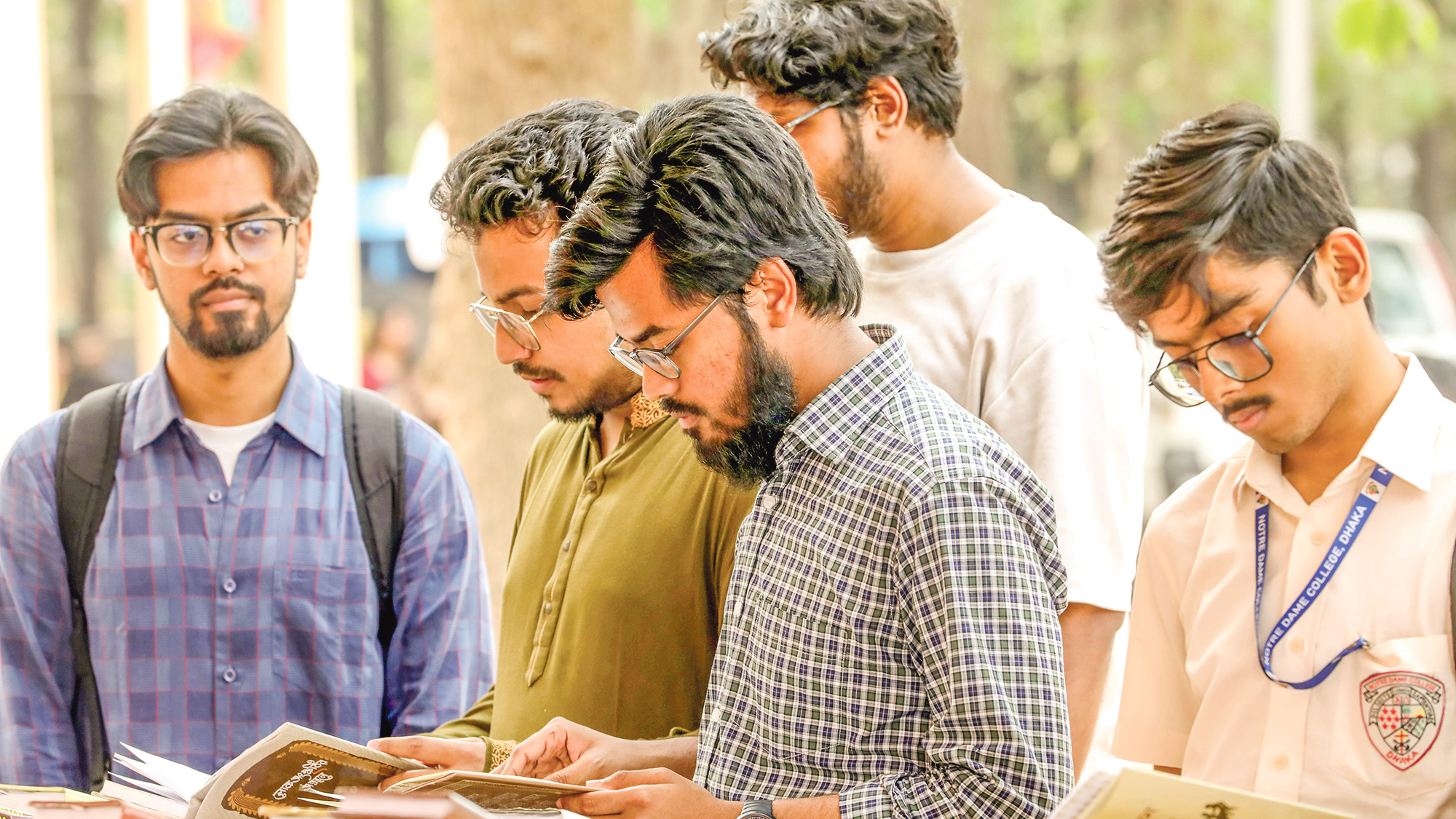 স্টলের সজ্জায় নানান বার্তা