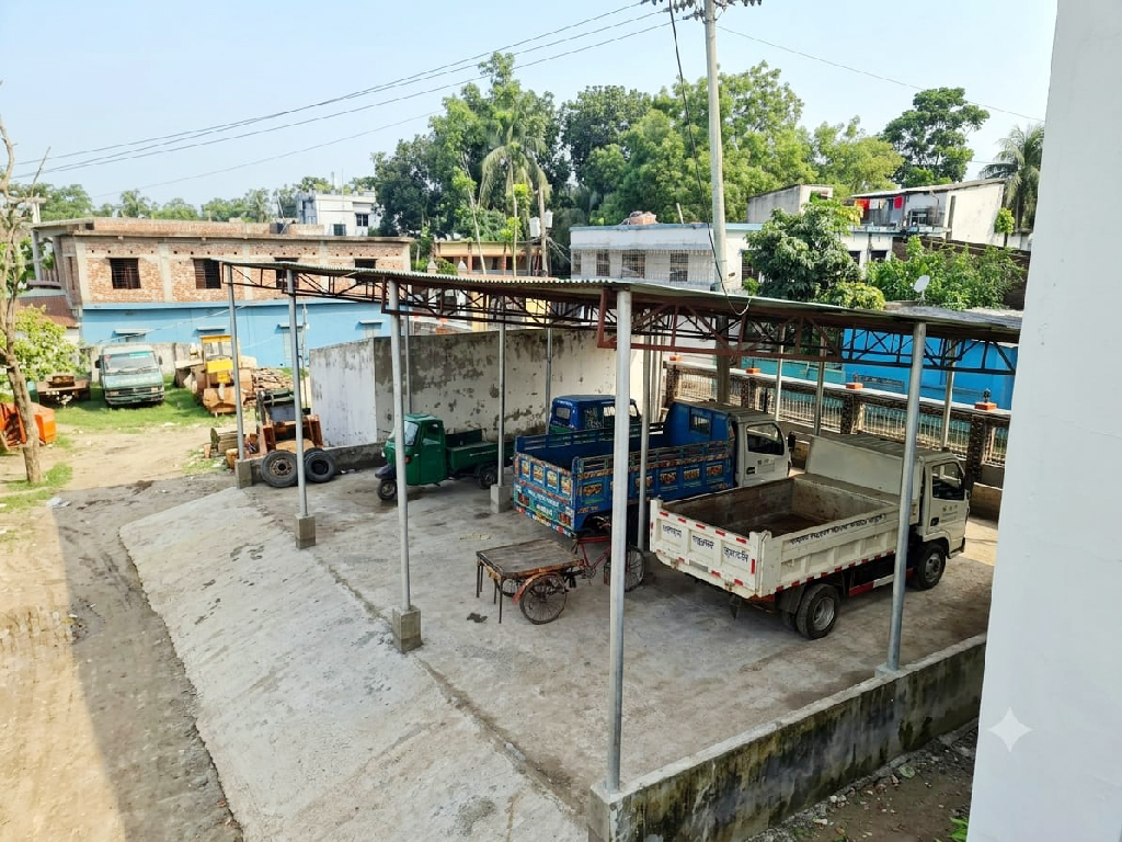 কৃষি দপ্তরের জমি দখল করে পৌরসভার গ্যারেজ নির্মাণের অভিযোগ