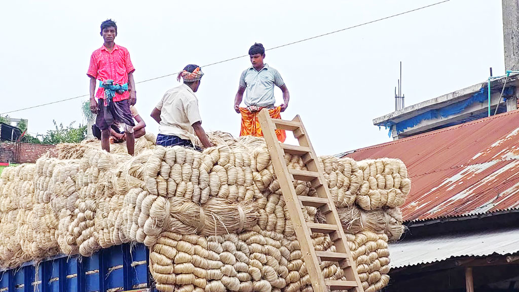 হাটে হাটে নতুন পাট
দামে খুশি চাষিরা