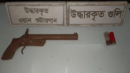 কুষ্টিয়ায় শ্মশানঘাটের পাশে মিলল ওয়ান শুটারগান ও কার্তুজ