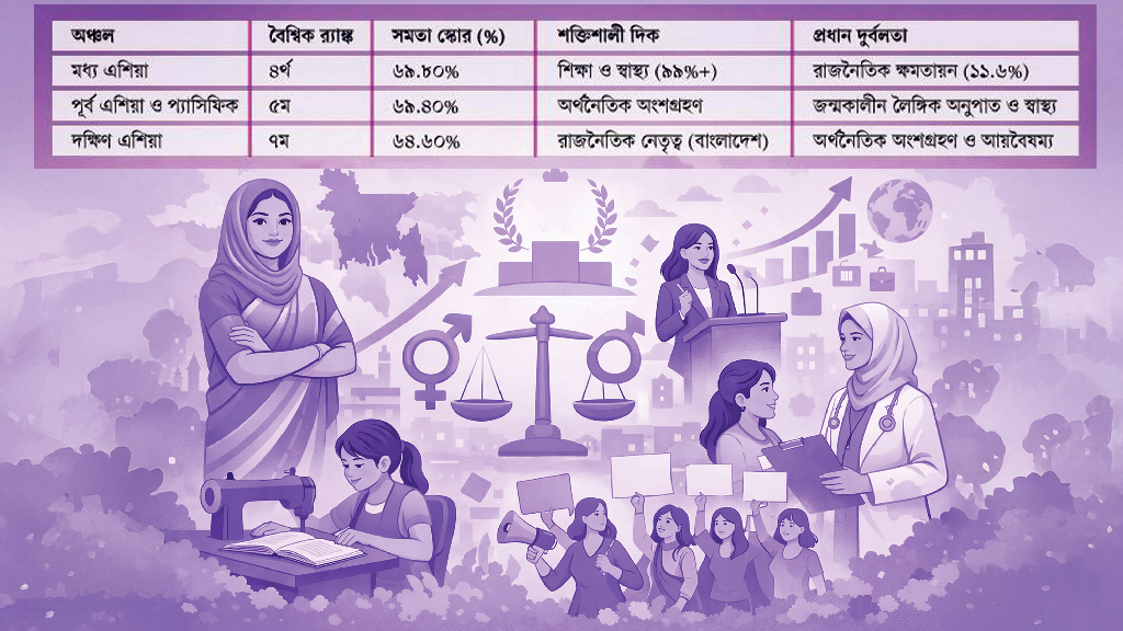 নারীর ক্ষমতায়নে বাংলাদেশ ২৪তম