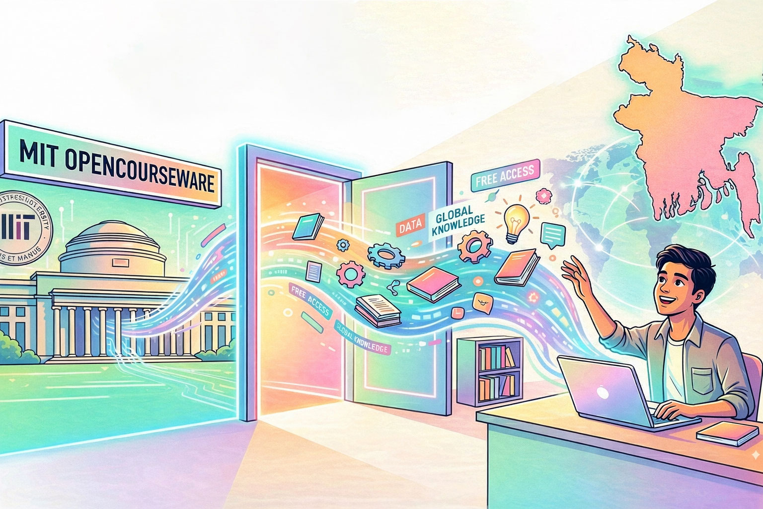 এমআইটির শিক্ষাভান্ডারে শিক্ষার্থীদের জন্য দুর্লভ সুযোগ