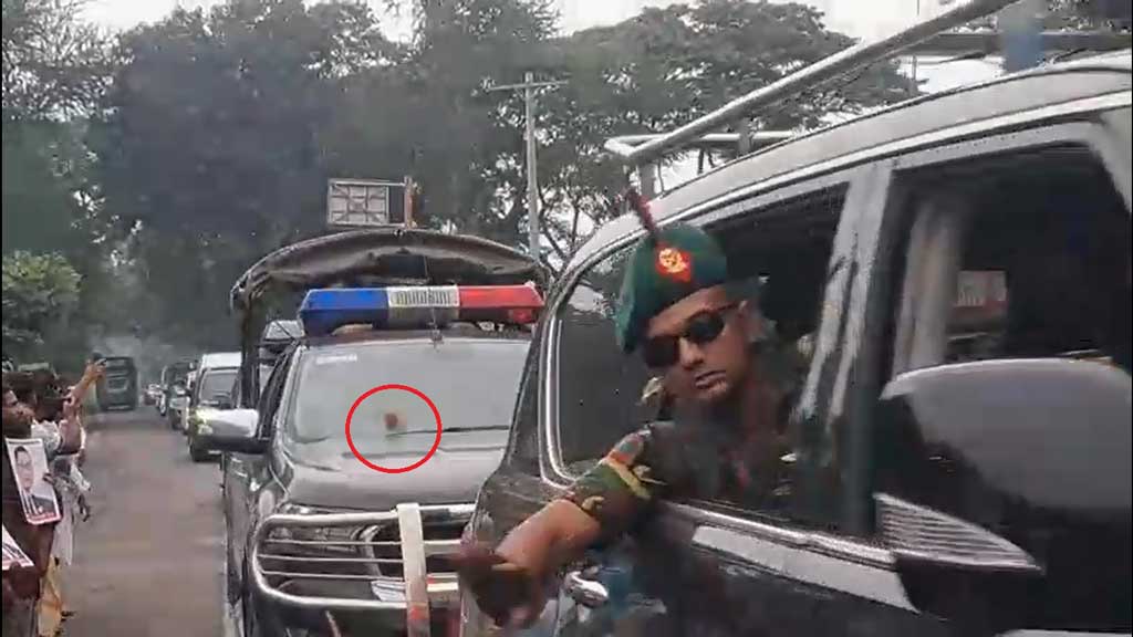 প্রধানমন্ত্রী তারেক রহমানের বহরের গাড়িতে পাথর নিক্ষেপের অভিযোগ, তদন্ত করছে পুলিশ