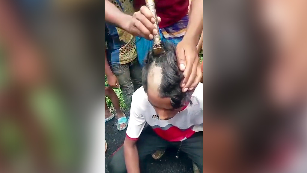চুরির অভিযোগে কিশোরের মাথা ন্যাড়া করে দেওয়ার অভিযোগ