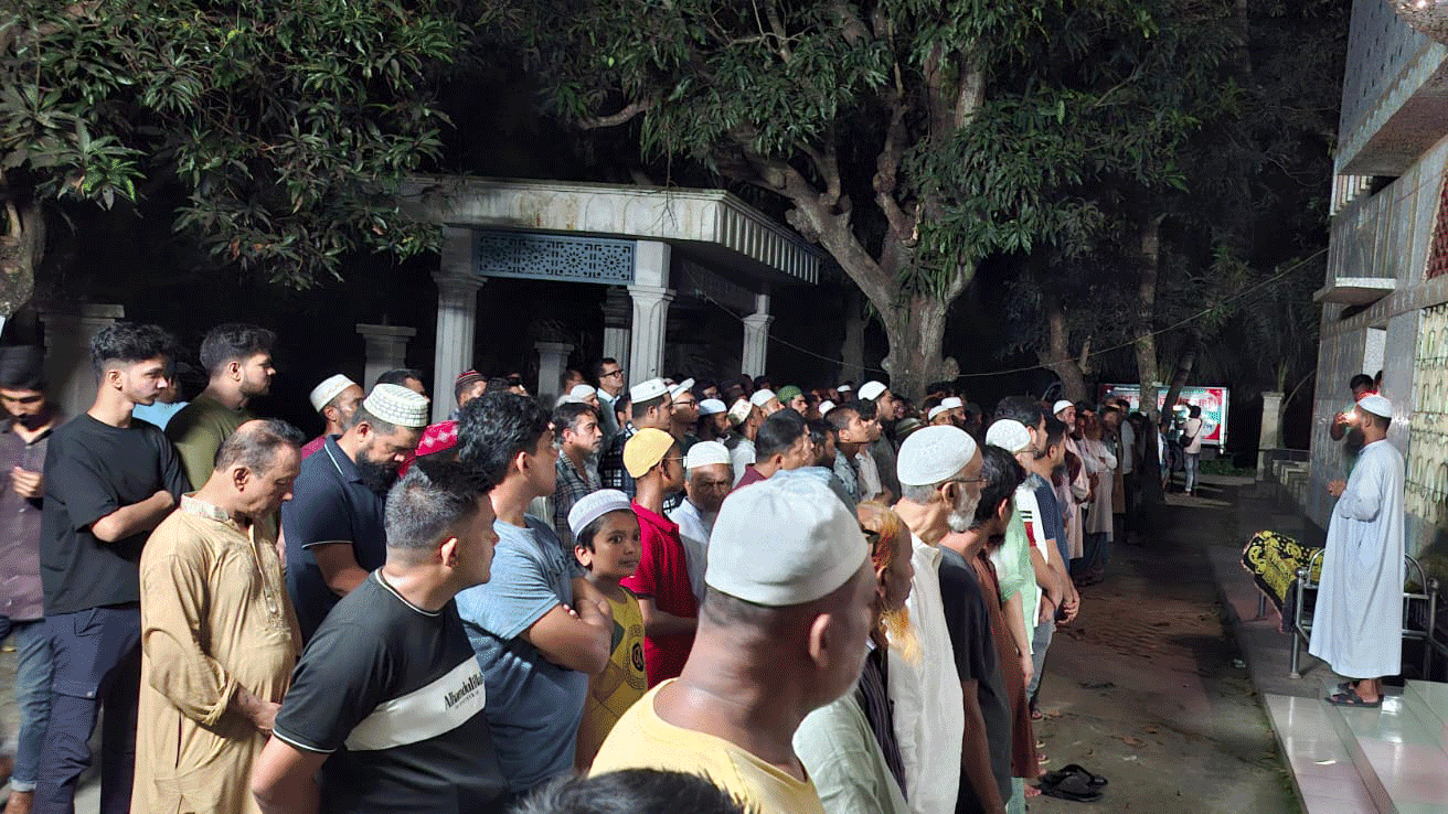 পল্লবীতে হত্যার শিকার শিশুর মুন্সিগঞ্জে দাফন