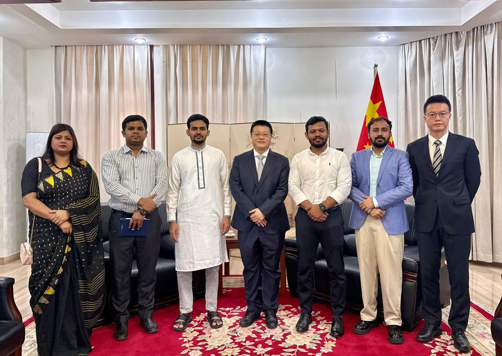 চীনা রাষ্ট্রদূতের সঙ্গে এনসিপির প্রতিনিধি দলের সাক্ষাৎ