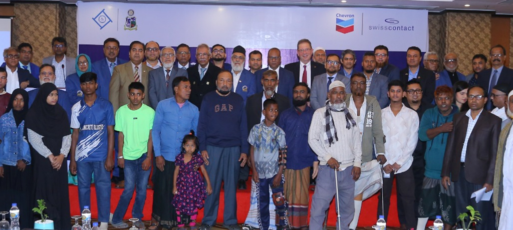 শেভরনের সহায়তায় সিলেটে ৬০ প্রতিবন্ধী ব্যক্তির স্বাভাবিক জীবনে ফেরা