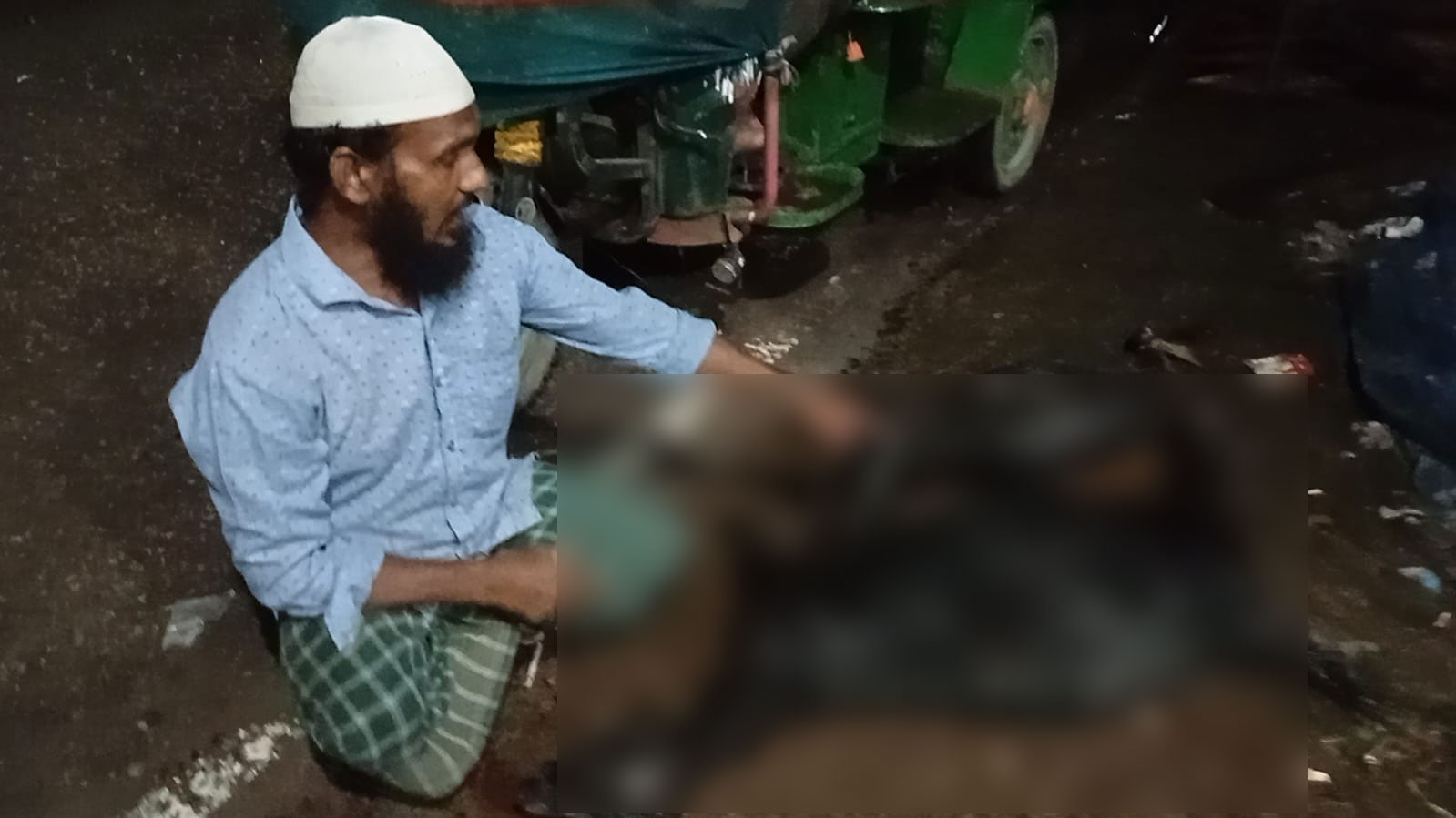 ছাগলের পা বেঁধে খালে ফেলে হত্যা, বিচারের দাবিতে থানায় কৃষক