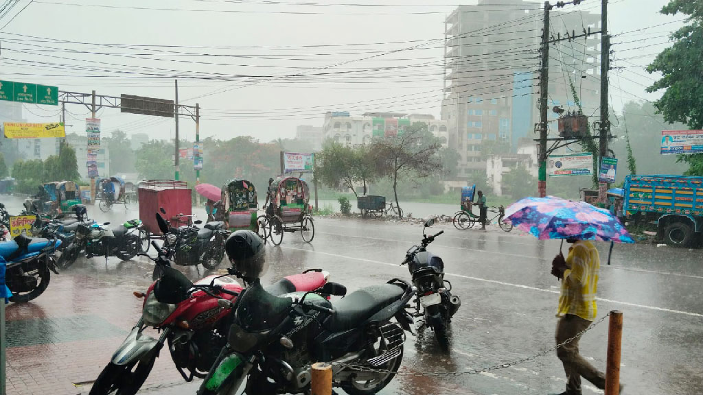 ২৪ ঘণ্টায় ঢাকায় ১৯৬ মিলিমিটার বৃষ্টি, সর্বোচ্চ নোয়াখালীতে