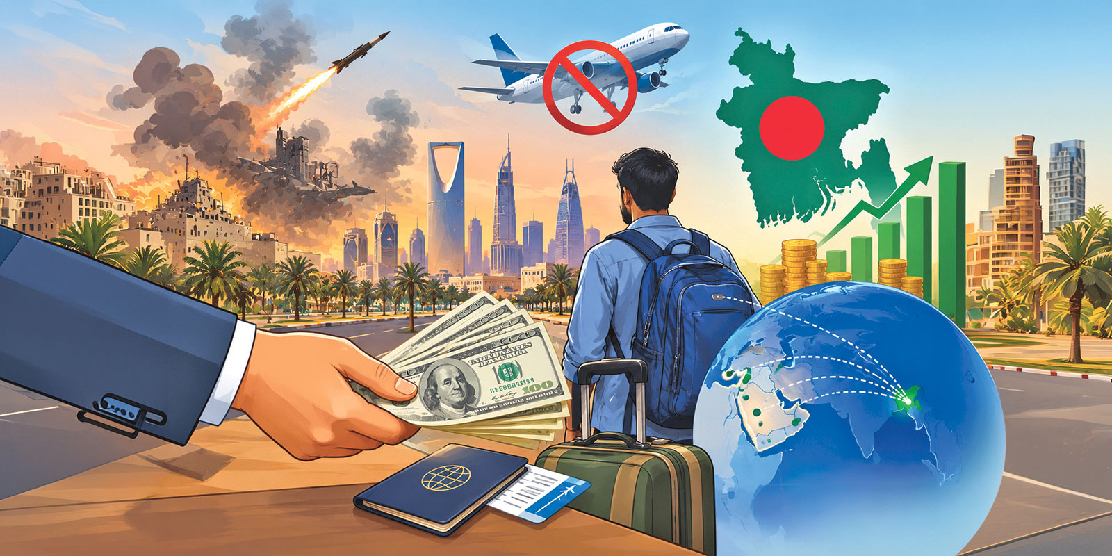 সৌদি সংকটে রেমিট্যান্সে দুশ্চিন্তা