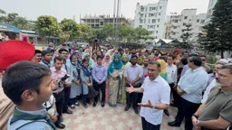 স্মৃতিবিজড়িত ঢাকা রেসিডেনসিয়াল কলেজে প্রধানমন্ত্রী, দিলেন দেশ গড়ার বার্তা