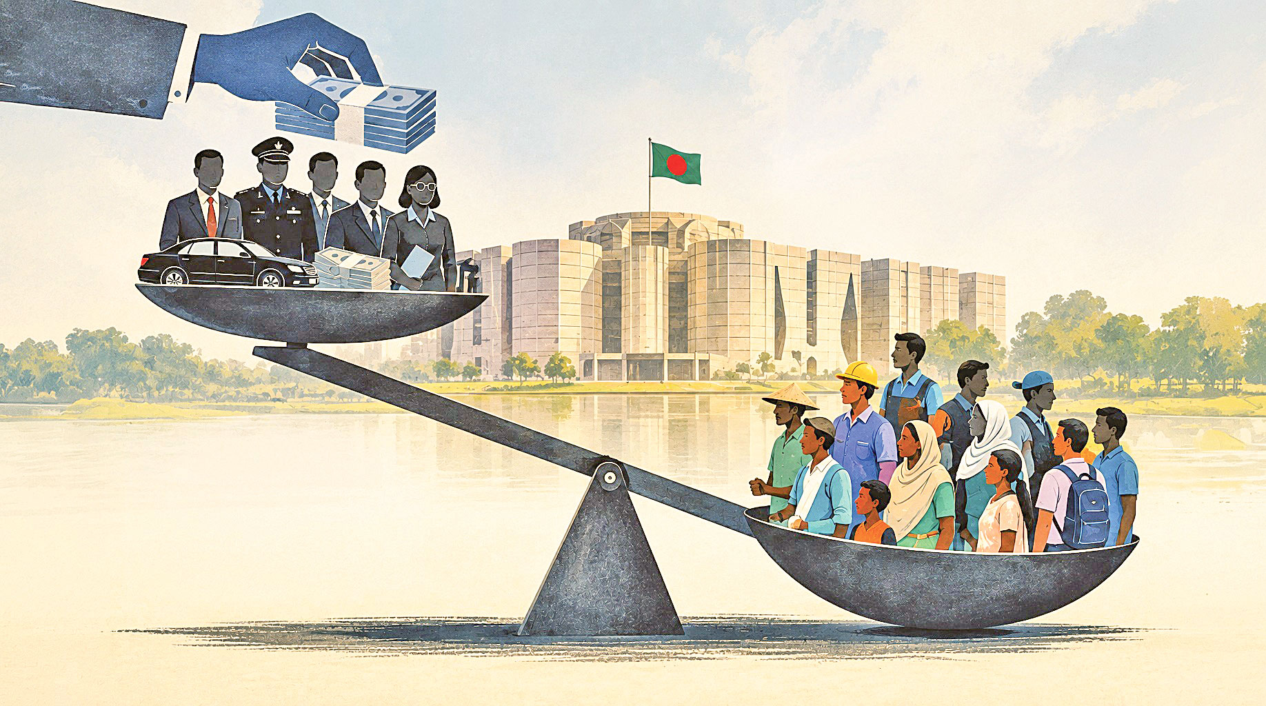 বেতন ও জীবনযাপন সহজ পাটিগণিত নয়