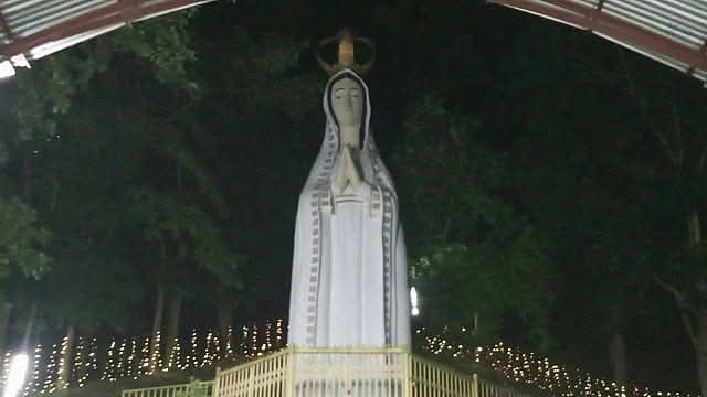 শেরপুরের নালিতাবাড়ীর বারোমারী সাধু লিওর ধর্মপল্লিতে মা মারিয়ার মূর্তি। ছবি: আজকের পত্রিকা
