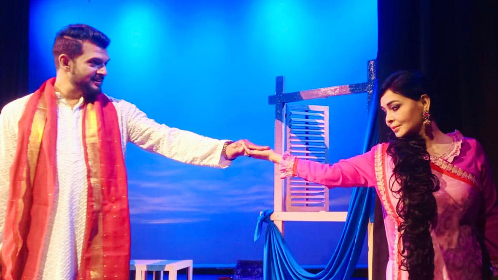 রবীন্দ্র প্রয়াণ দিবস উপলক্ষে প্রাঙ্গণেমোরের ‘শেষের কবিতা’ নাটকের প্রদর্শনী