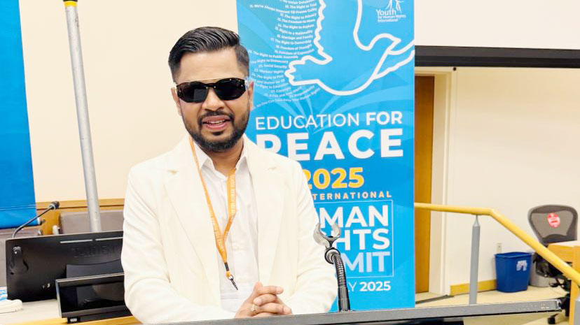 জাতিসংঘের মানবাধিকার সম্মেলনে স্বপ্নীল সজীব