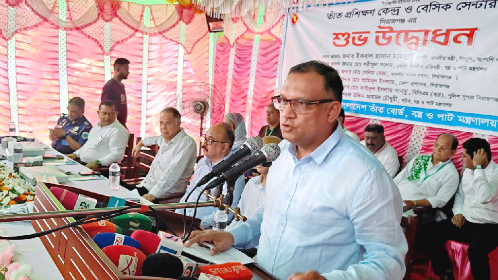 বন্ধ শিল্পপ্রতিষ্ঠান পুনরায় চালুর প্রস্তাব দেওয়া হয়েছে: প্রতিমন্ত্রী শরীফুল আলম