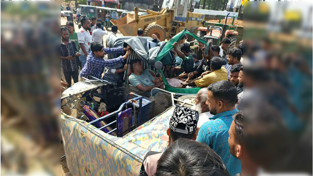 সিলেটে পাথরবাহী ট্রাক্টরের চাপায় পর্যটক নিহত, আহত ৫