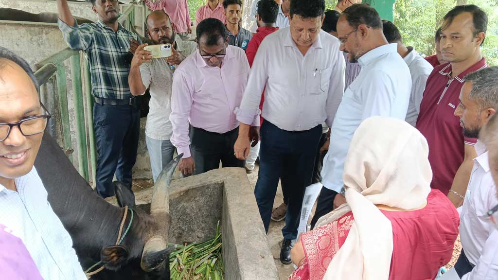নাইক্ষ্যংছড়িতে গয়াল কেন্দ্র পরিদর্শনে প্রতিমন্ত্রী টুকু