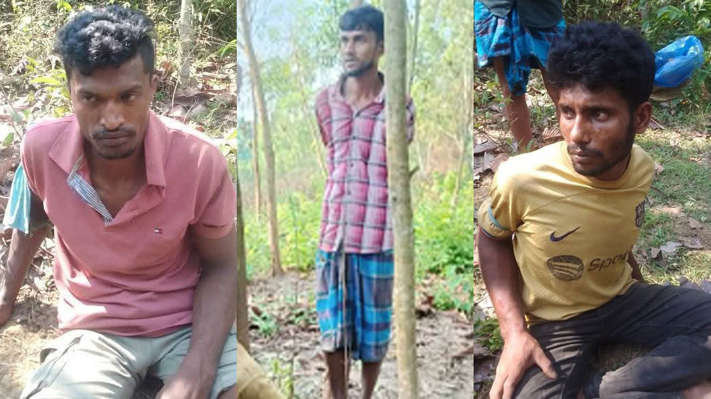 চোরাই গরুর মাংসসহ তিনজনকে আটক, গণপিটুনি দিয়ে পুলিশে সোপর্দ
