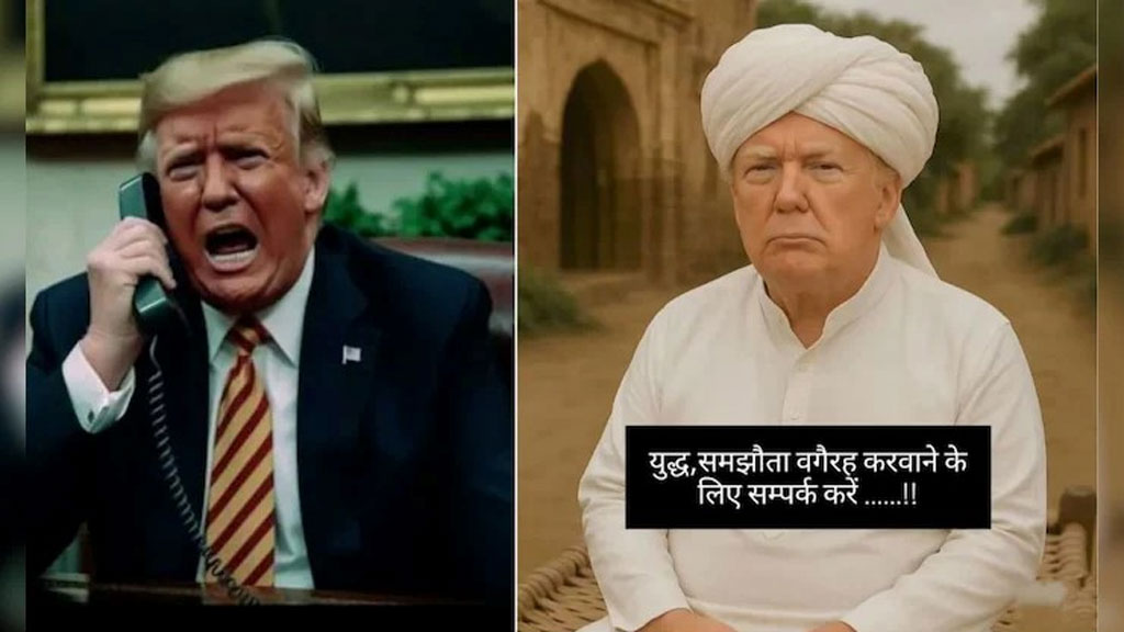 ট্রাম্পের ‘মধ্যস্থতা দাবি’ ঘিরে বিশ্বজুড়ে মিমের ঝড়