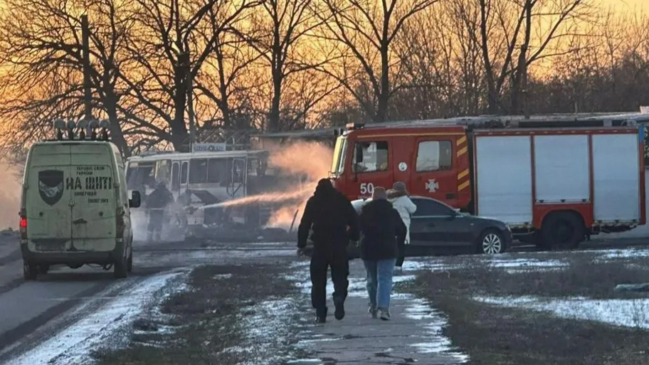 ইউক্রেনে শ্রমিকবাহী বাসে রুশ ড্রোন হামলা, ১২ জন নিহত