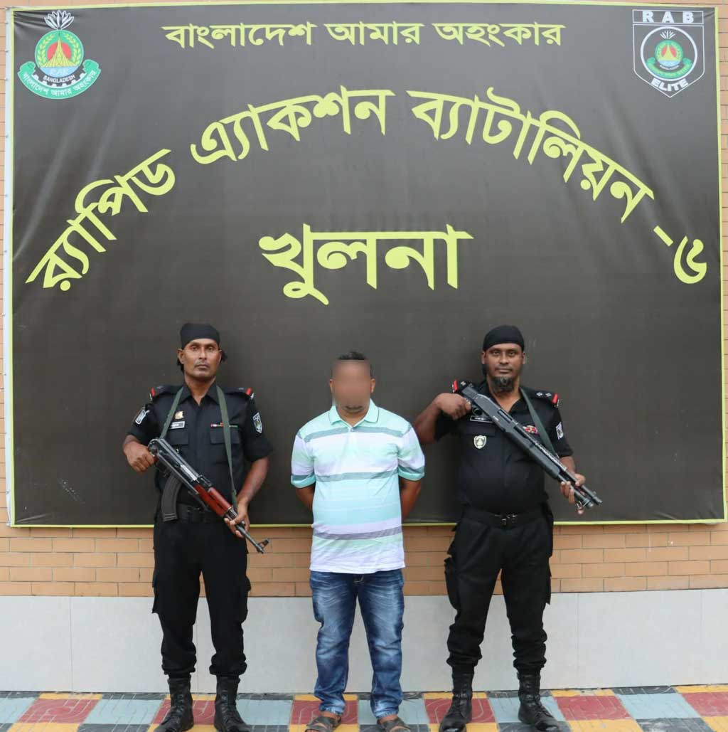 পাইকগাছায় হাসান হত্যা মামলার প্রধান আসামি গ্রেপ্তার