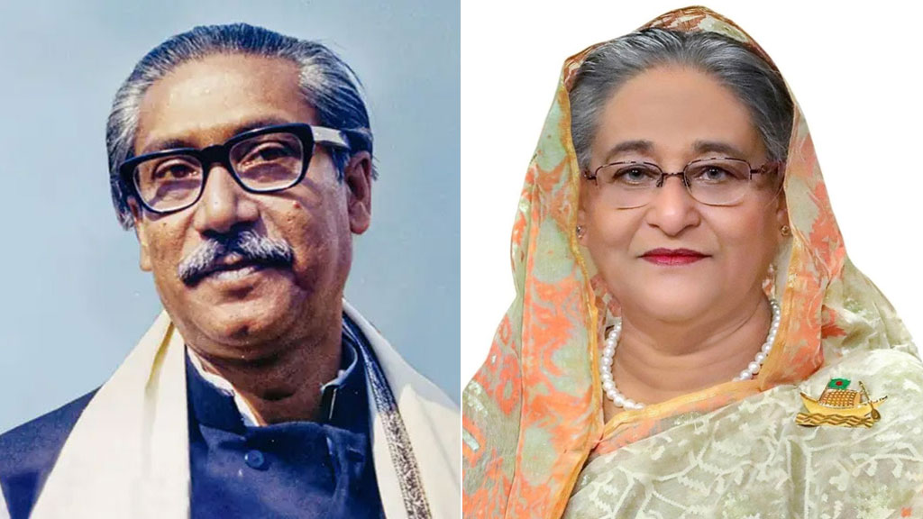 বঙ্গবন্ধু জেন–জিদের কাছে সবচেয়ে জনপ্রিয় নেতা, হাসিনা সবচেয়ে অজনপ্রিয়: জরিপ