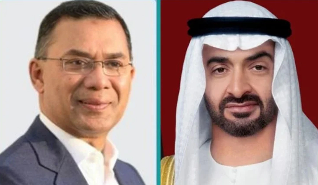 প্রধানমন্ত্রী তারেক রহমানকে অভিনন্দন জানালেন সংযুক্ত আরব আমিরাতের প্রেসিডেন্ট