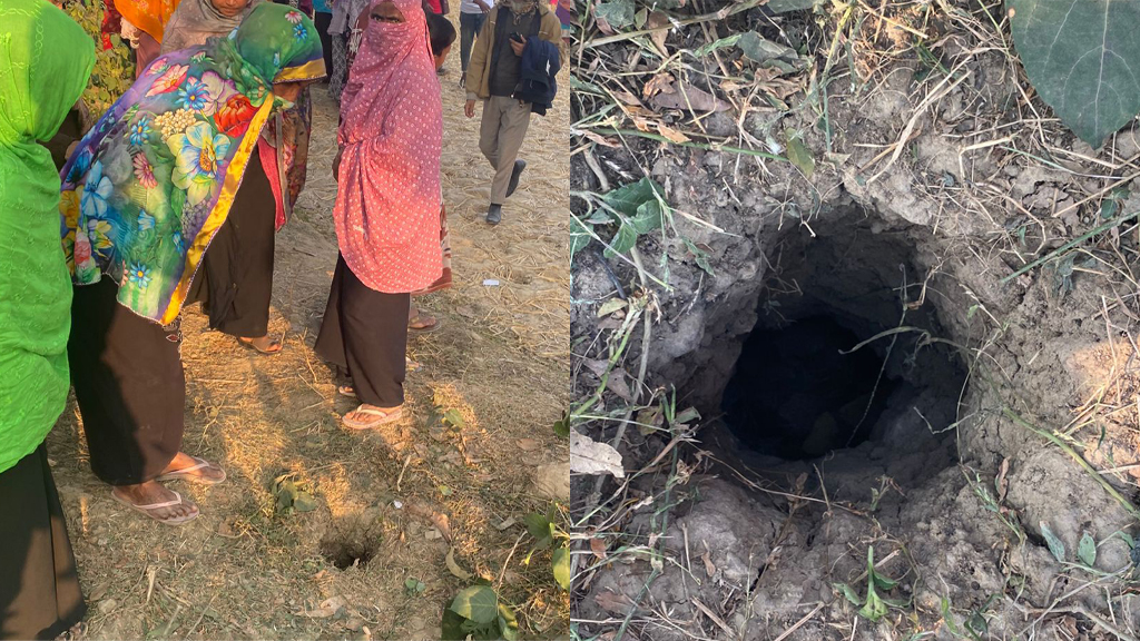 বাড়ির পাশে পরিত্যক্ত ৩ গর্ত, শাস্তি চান সাজিদের মা