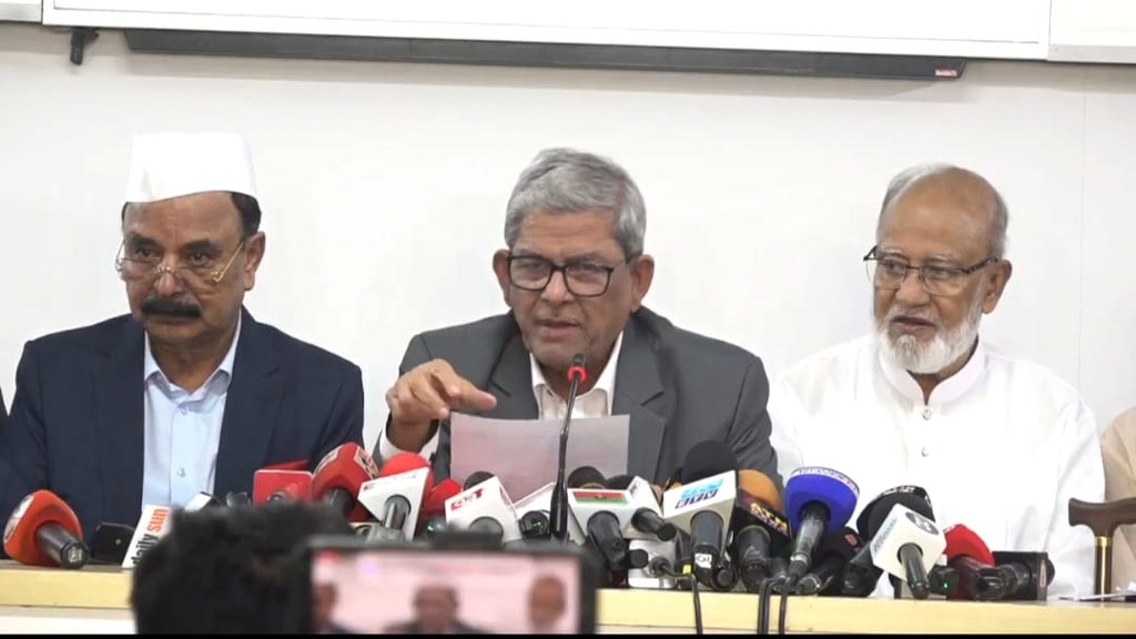 স্বাক্ষরিত জুলাই সনদের ওপর গণভোটে অনড় বিএনপি