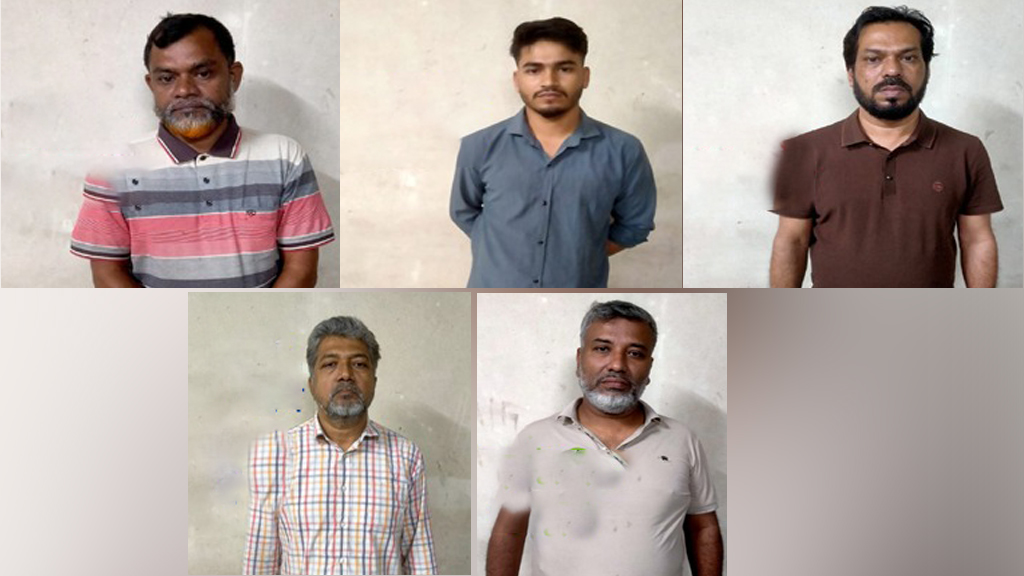 রাজধানীতে আওয়ামী লীগের আরও ৫ নেতা-কর্মী গ্রেপ্তার