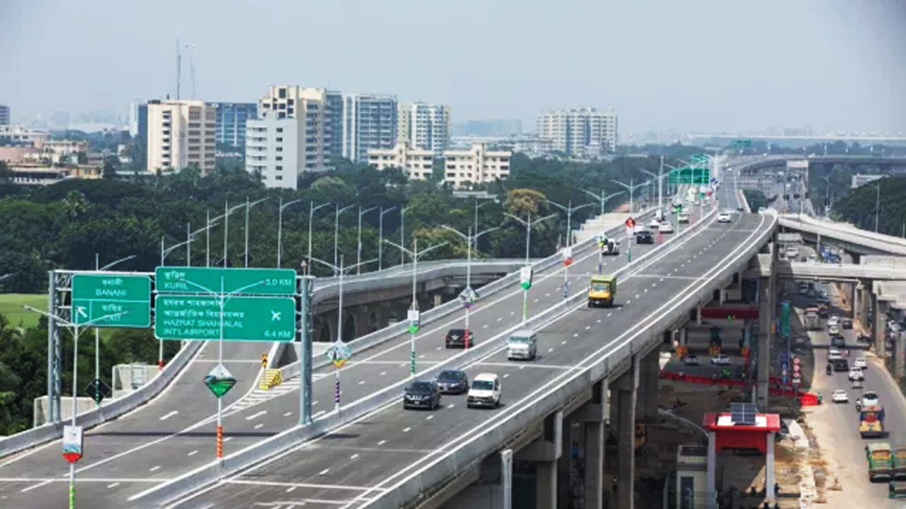 ঢাকা এলিভেটেড এক্সপ্রেসওয়ের ফার্মগেট নামার র‍্যাম্প বন্ধ