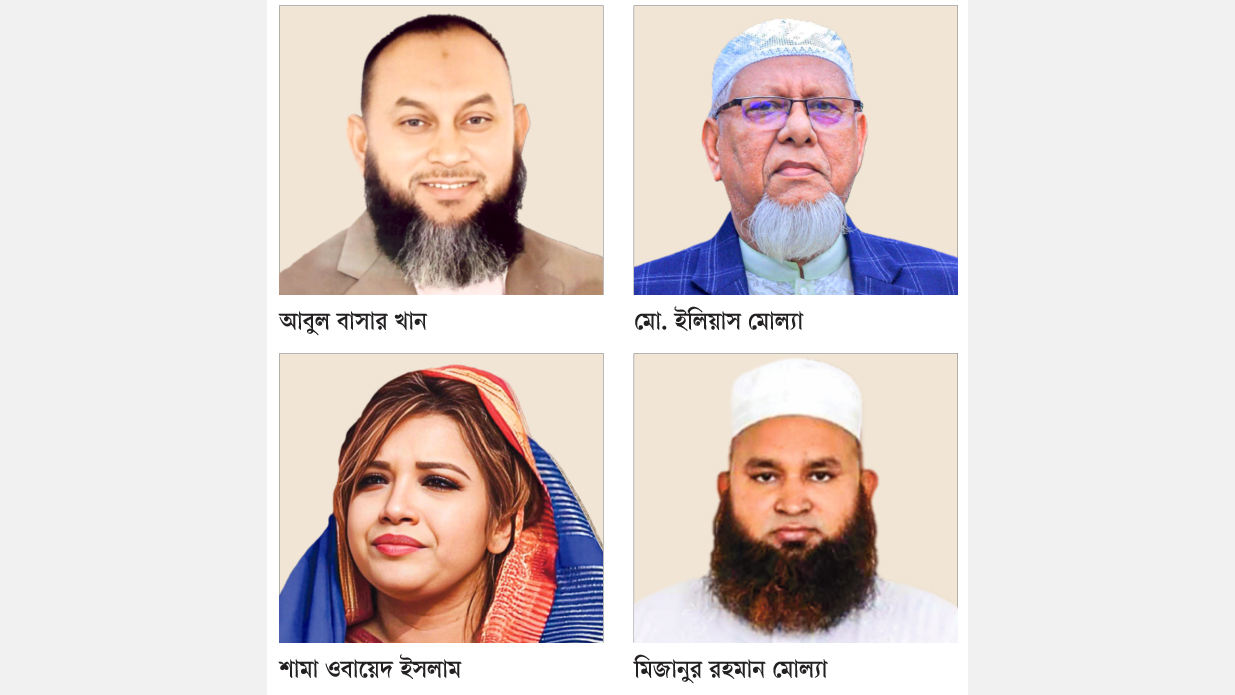 ফরিদপুর: প্রার্থীদের চারজন কোটিপতি