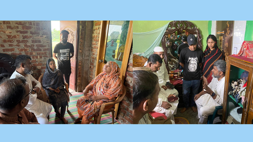 শিক্ষিকার মৃত্যুর খবরে শিক্ষার্থীর মৃত্যু: শোকাহত দুই পরিবারের পাশে এমপি ফজলে হুদা